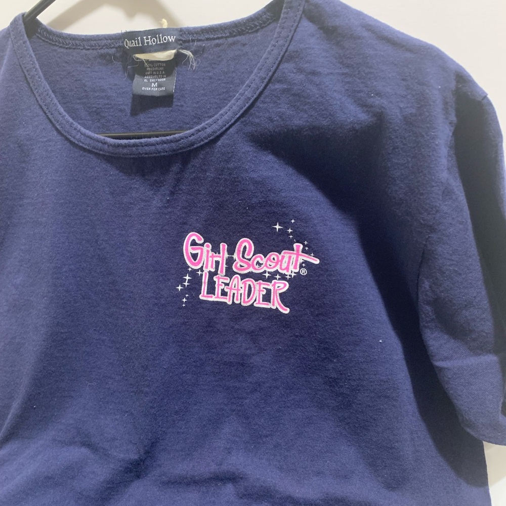 Girl Scout Leader t-shirt - women's medium, navy blue
